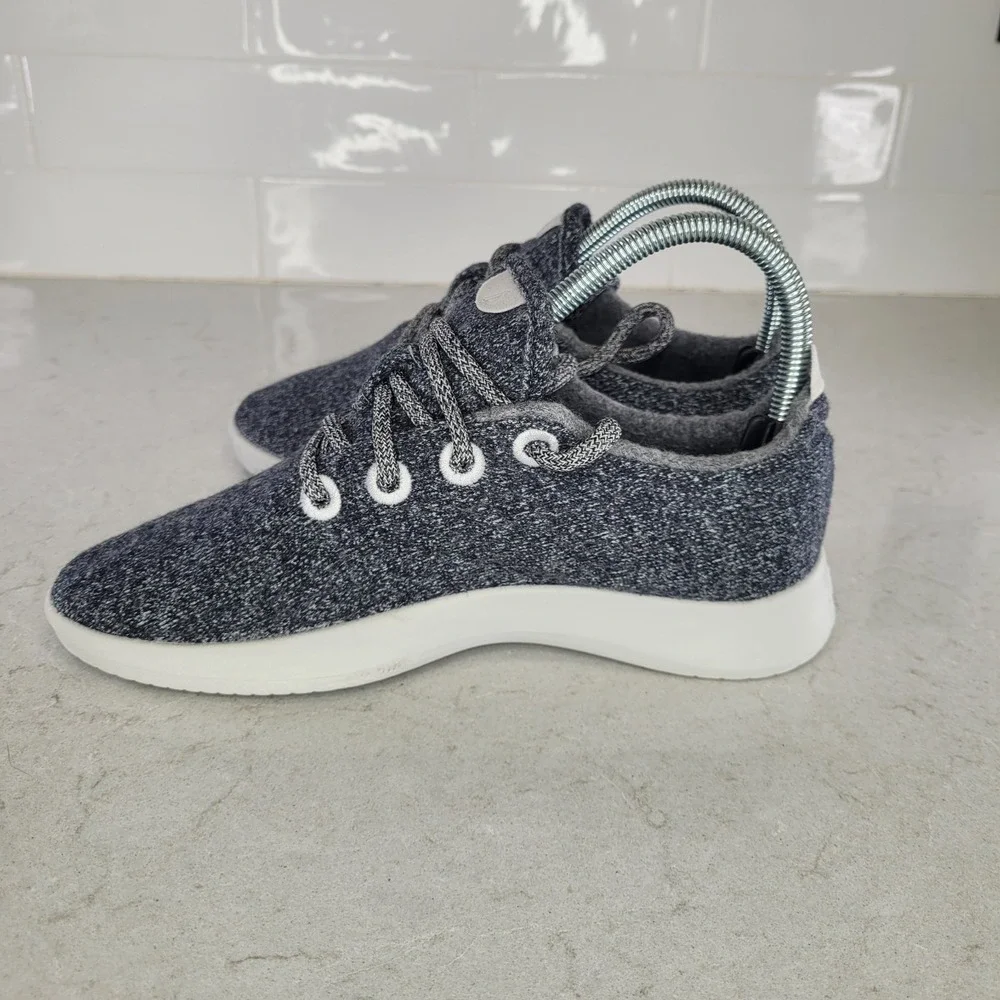 Allbirds Wool‎ Runners WR Gray Lace Up Athletic Shoes Sneakers Womens Size 7 M